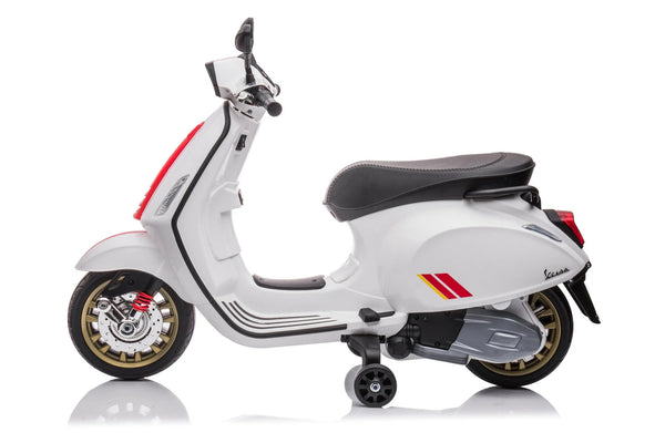 Limited edition Vespa Sprint, 12 volt elektrische scooter met muziek