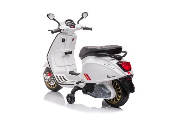 Limited edition Vespa Sprint, 12 volt elektrische scooter met muziek
