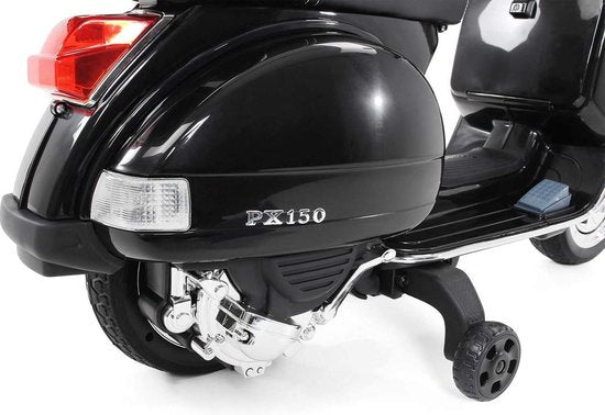 Vespa px 150 zwarte scooter